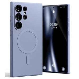 Mercury MagSafe Semi-Silikonhülle Samsung Galaxy S24 Ultra Lavendel