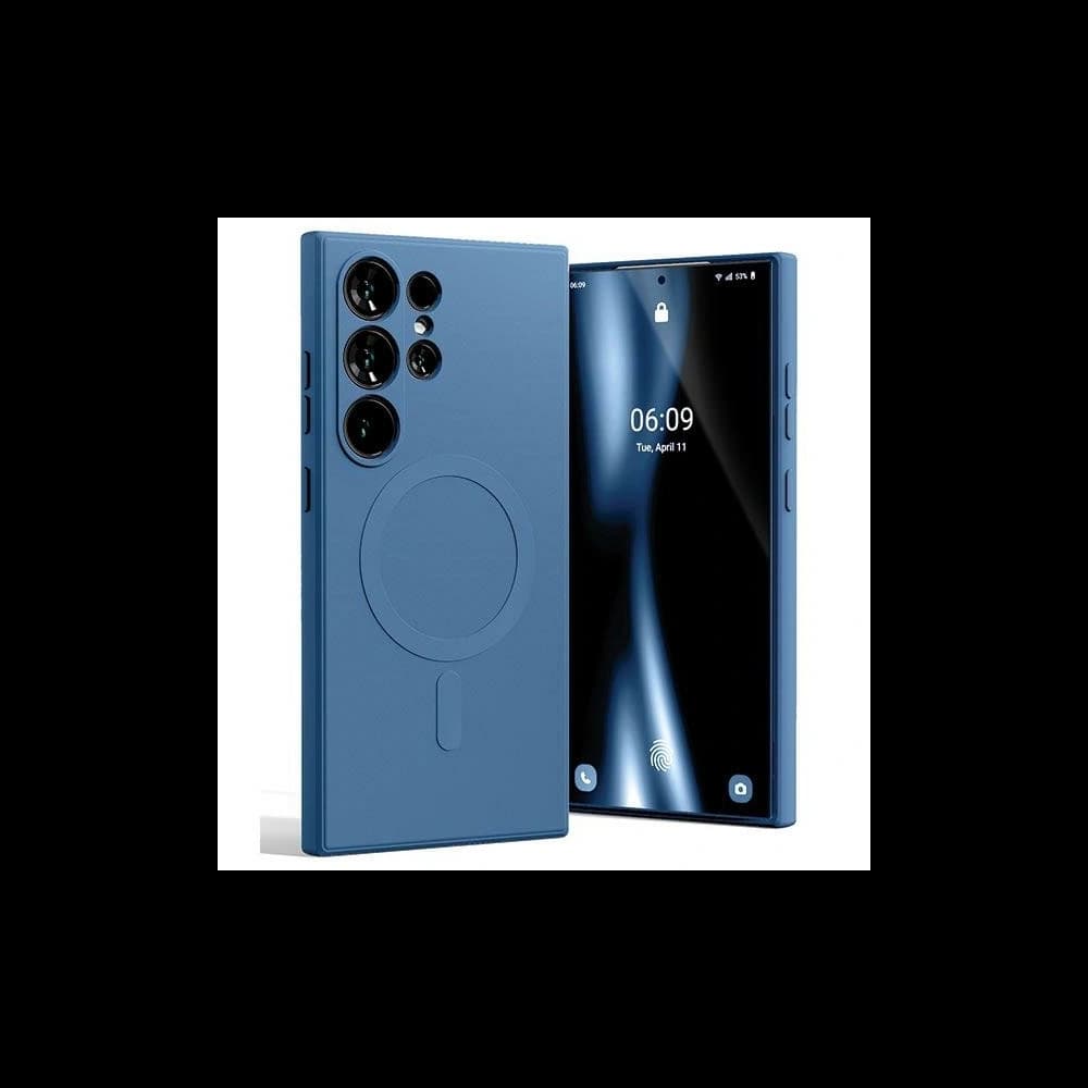 Mercury MagSafe Semi-Silikonhülle Samsung Galaxy S24 Ultra blau - 1