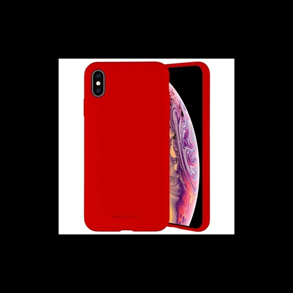 Mercury Silicone Case Apple iPhone 15 Plus red - 1