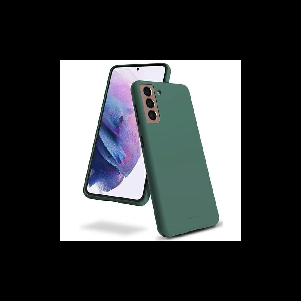 Mercury Silicone Case Apple iPhone 15 Pro green - 1
