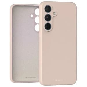 Etui Mercury Silicone do Samsung Galaxy A55 różowo-piaskowy