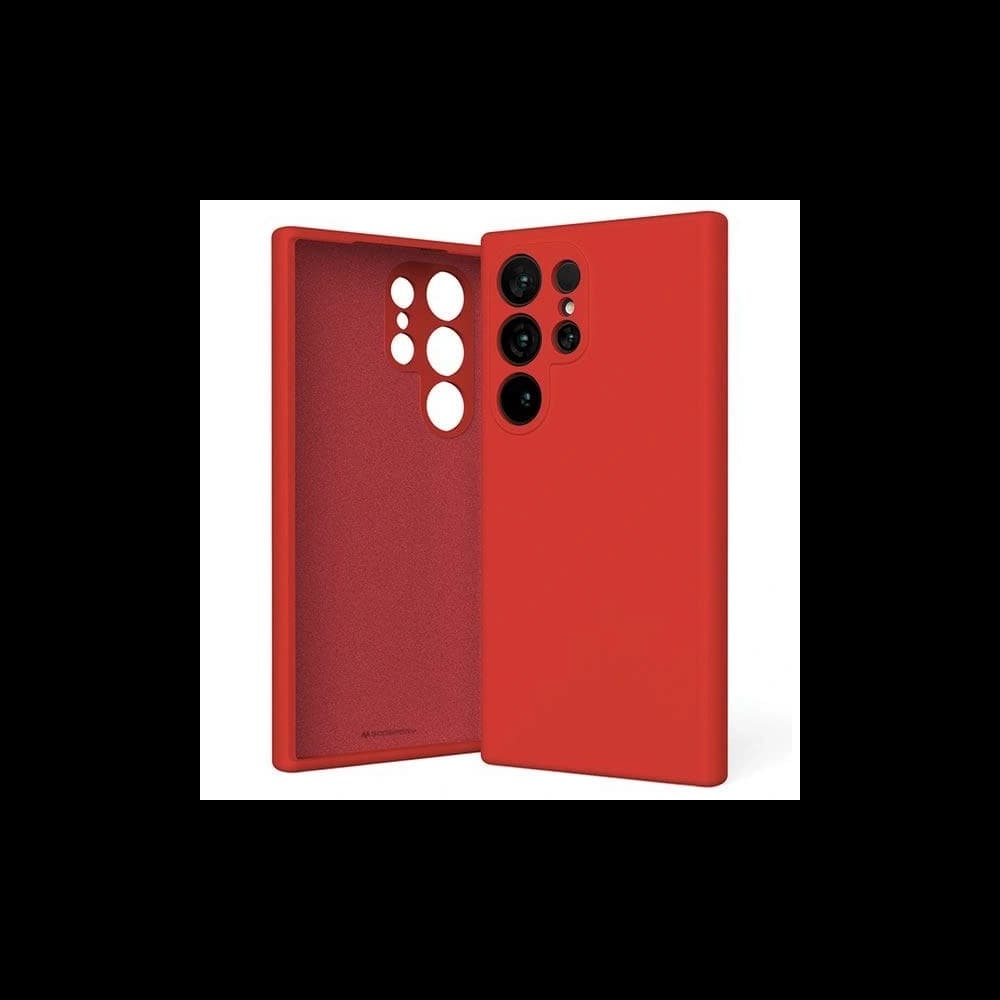 Mercury Silikonhülle Samsung Galaxy S24 Ultra rot - 1