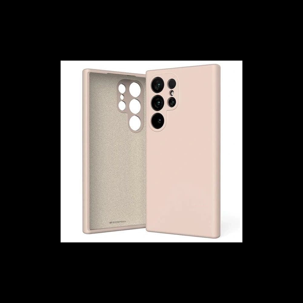 Mercury Silikonhülle Samsung Galaxy S24 Ultra rosa sandfarben - 1