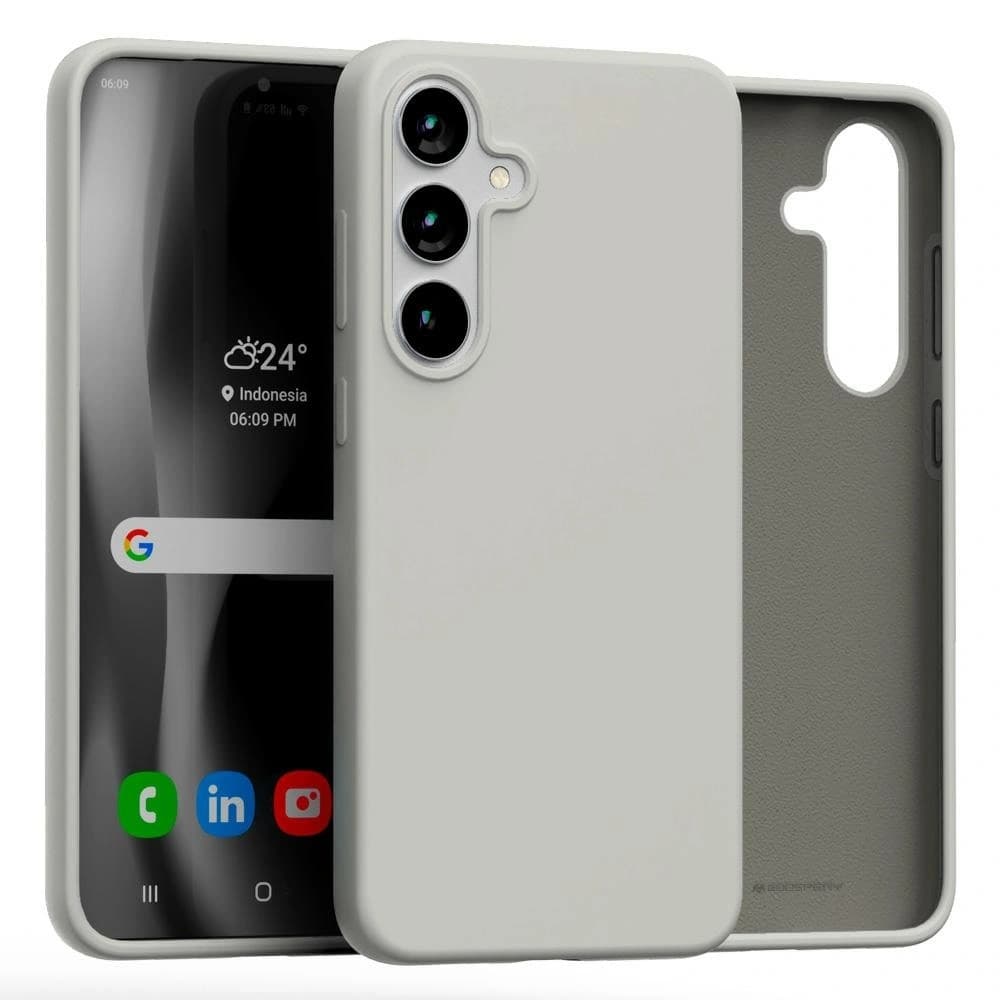 Mercury Silikonhülle Samsung Galaxy S25+ Plus Stein - 1