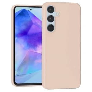 Etui Mercury Soft do Samsung Galaxy A55 różowo-piaskowy