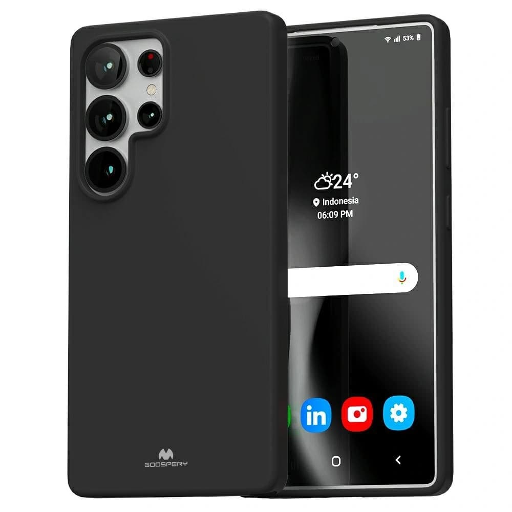 Mercury Soft Case Samsung Galaxy S25 Ultra schwarz - 1