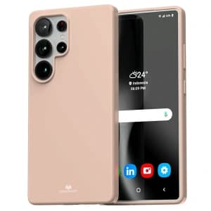 Mercury Soft Case Samsung Galaxy S25 Ultra pink sandy