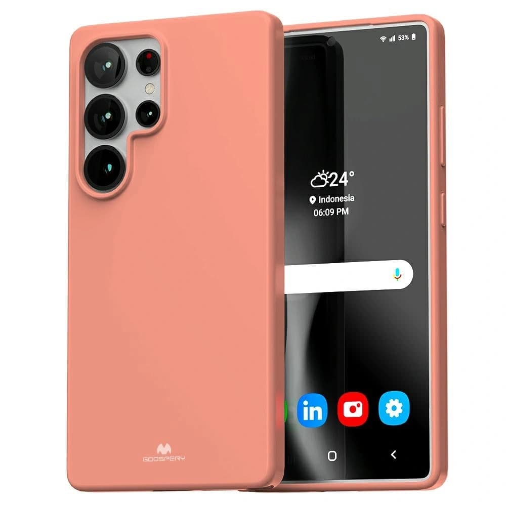 Mercury Soft Case Samsung Galaxy S25 Ultra pink - 1