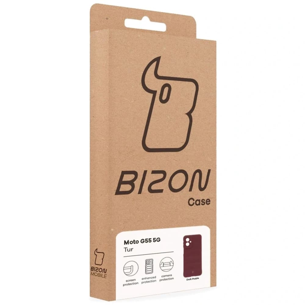Bizon Case Tur Motorola Moto G55 5G burgundy - 8