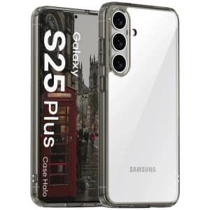 Bizon Case Halo Samsung Galaxy S25+ Plus rauchschwarz