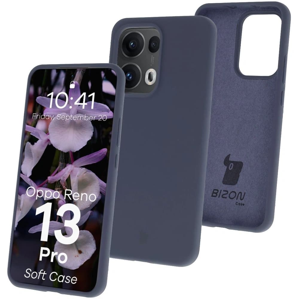 Bizon Soft Case Oppo Reno13 Pro dark blue - 1