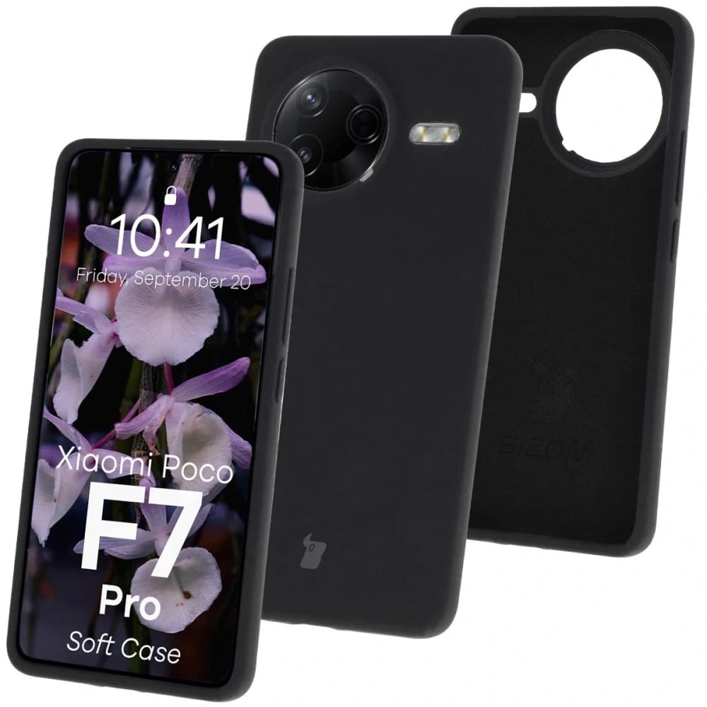 Bizon Soft Case Xiaomi POCO F7 Pro schwarz - 1
