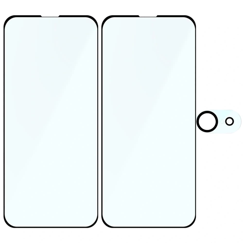 Bizon Edge 2 Pack 2x tempered glass + 1x lens protection Apple iPhone 17e / 16e - 6