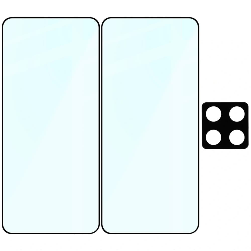 Bizon Edge 2 Pack 2x gehärtetes Glas + 1x Linsenschutz für Xiaomi 14T - 6