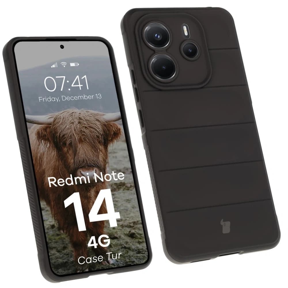 Bizon Case Tur Xiaomi Redmi Note 14 4G schwarz - 1