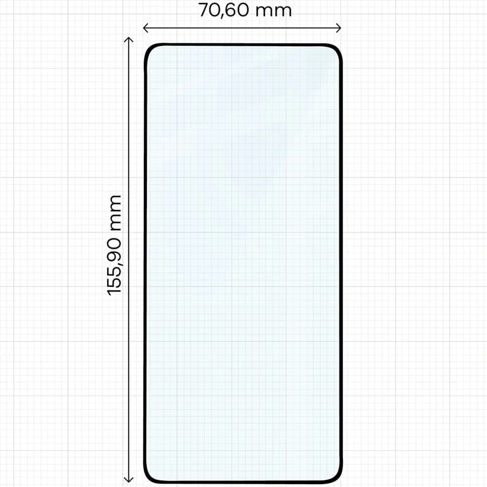 Bizon Edge 2 Pack 2x gehärtetes Glas + 1x Linsenschutz für Xiaomi 14T Pro - 2