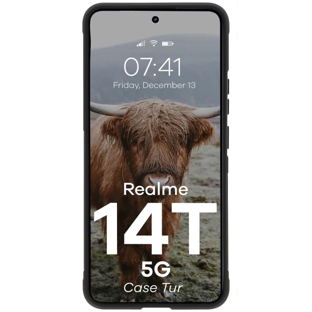 Bizon Case Tur Realme 14T 5G black - 5