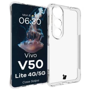 Elastyczne etui Bizon Case Salpa do Vivo V50 Lite 4G / 5G przezroczyste