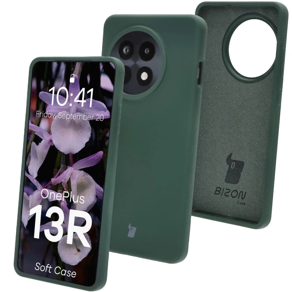 Bizon Soft Case OnePlus 13R dark green - 1