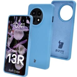 Silikonowe etui Bizon Soft Case do OnePlus 13R niebieskie