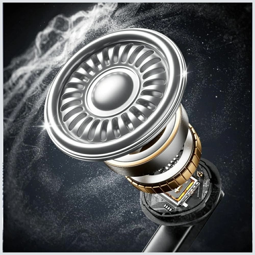 AWEI TP100 ENC Wireless In-Ear Headphones Bluetooth 5.4 TWS + Docking Station Black - 6