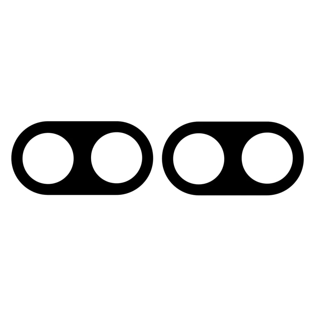 Bizon Glass Lens Samsung Galaxy Z Flip7 [2 PACK] - 3