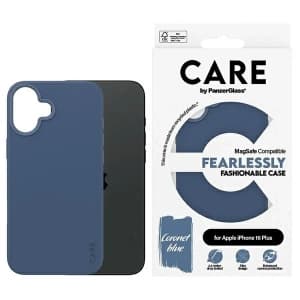 CARE von PanzerGlass Fashion MagSafe Apple iPhone 16 Plus blau