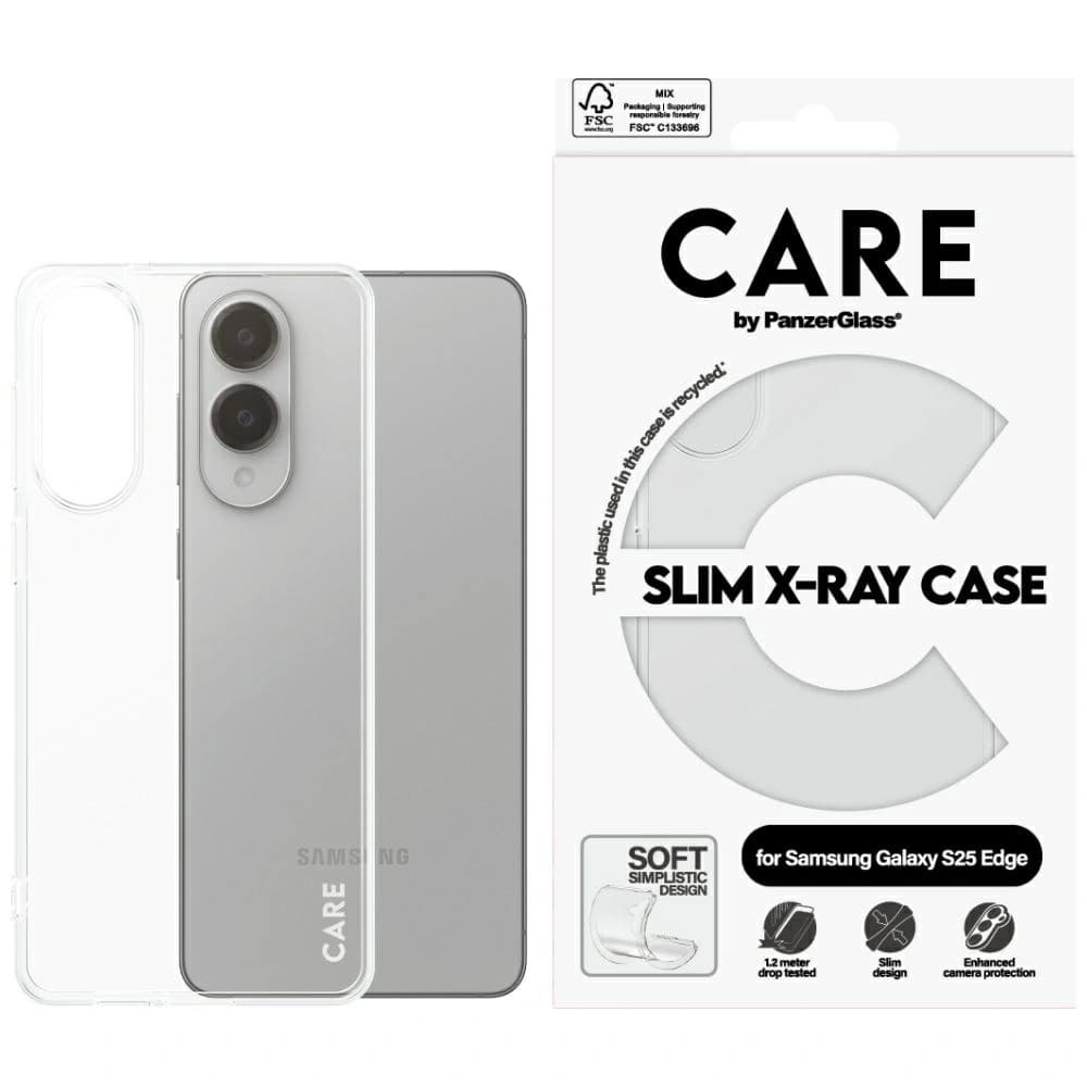 CARE by PanzerGlass Fashion X-Ray Samsung Galaxy S25 Edge clear - 1