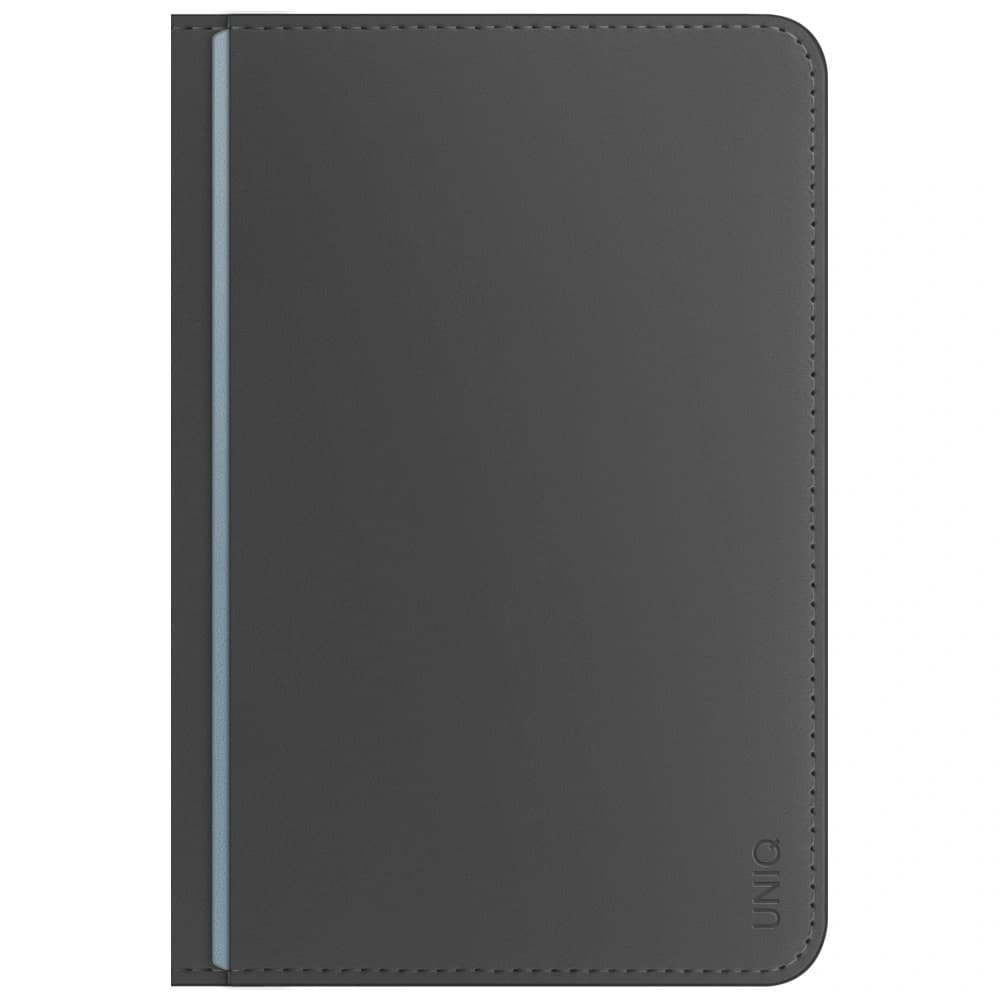 UNIQ Belmont Passport Case with Apple Find My, RFID Block, Gray-Blue - 5