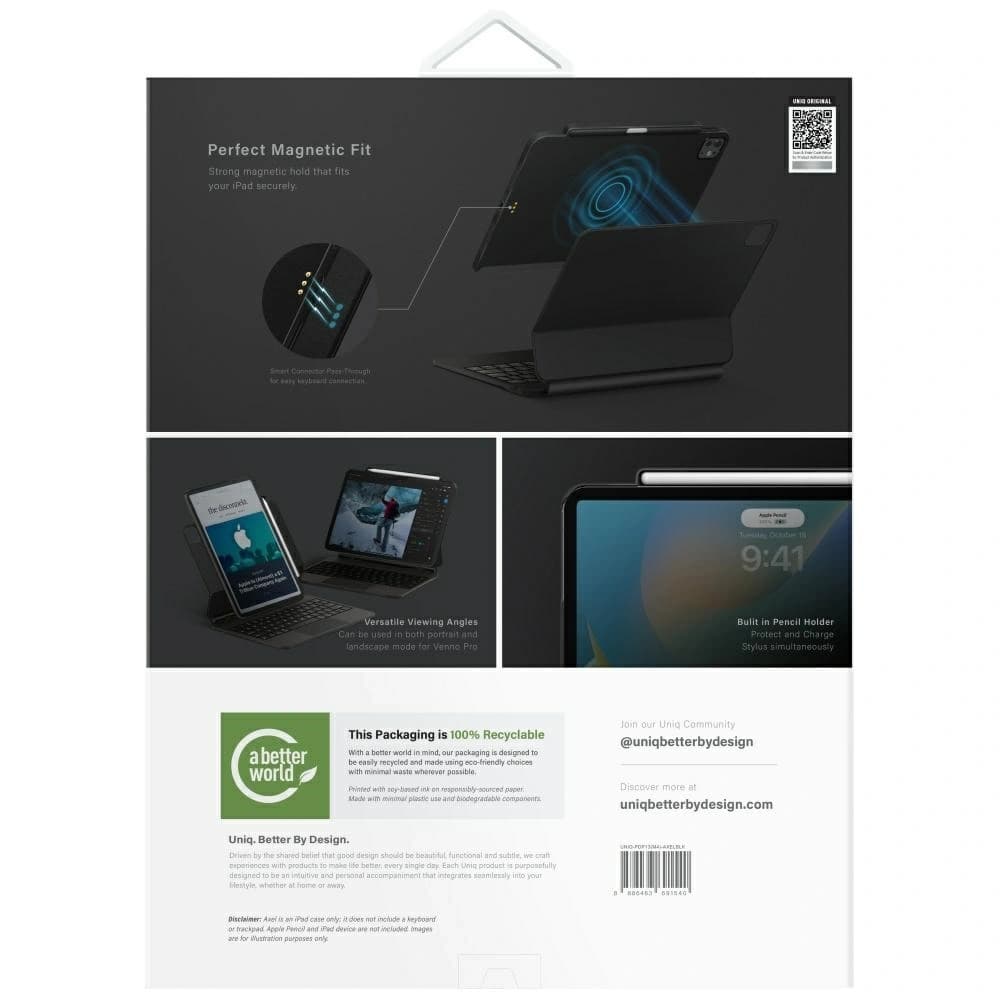 Etui UNIQ Axel do Apple iPad Pro 13" 2024 (7. generacji) czarny - 8