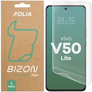 Folia hydrożelowa na ekran Bizon Glass Hydrogel Front do Vivo V50 Lite 4G / Vivo V50 Lite 5G [2 PACK]
