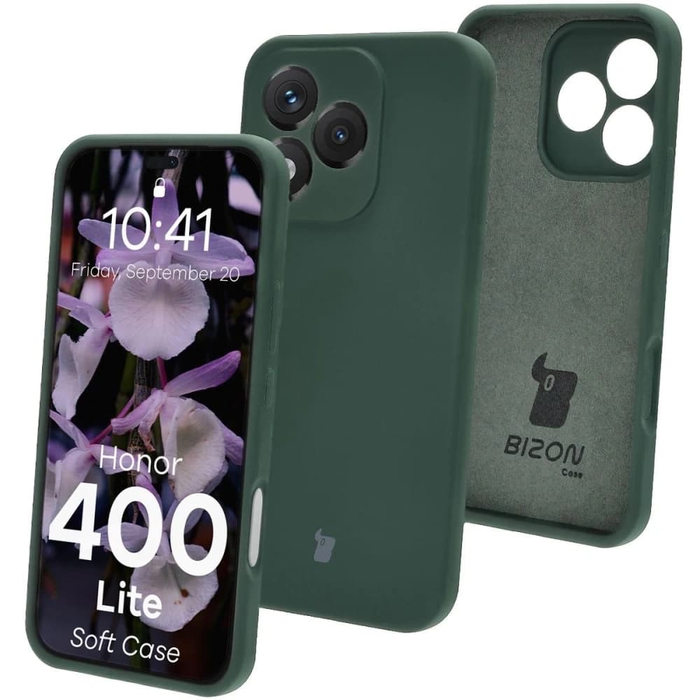 Bizon Soft Case Honor 400 Lite 5G dunkelgrün - 1