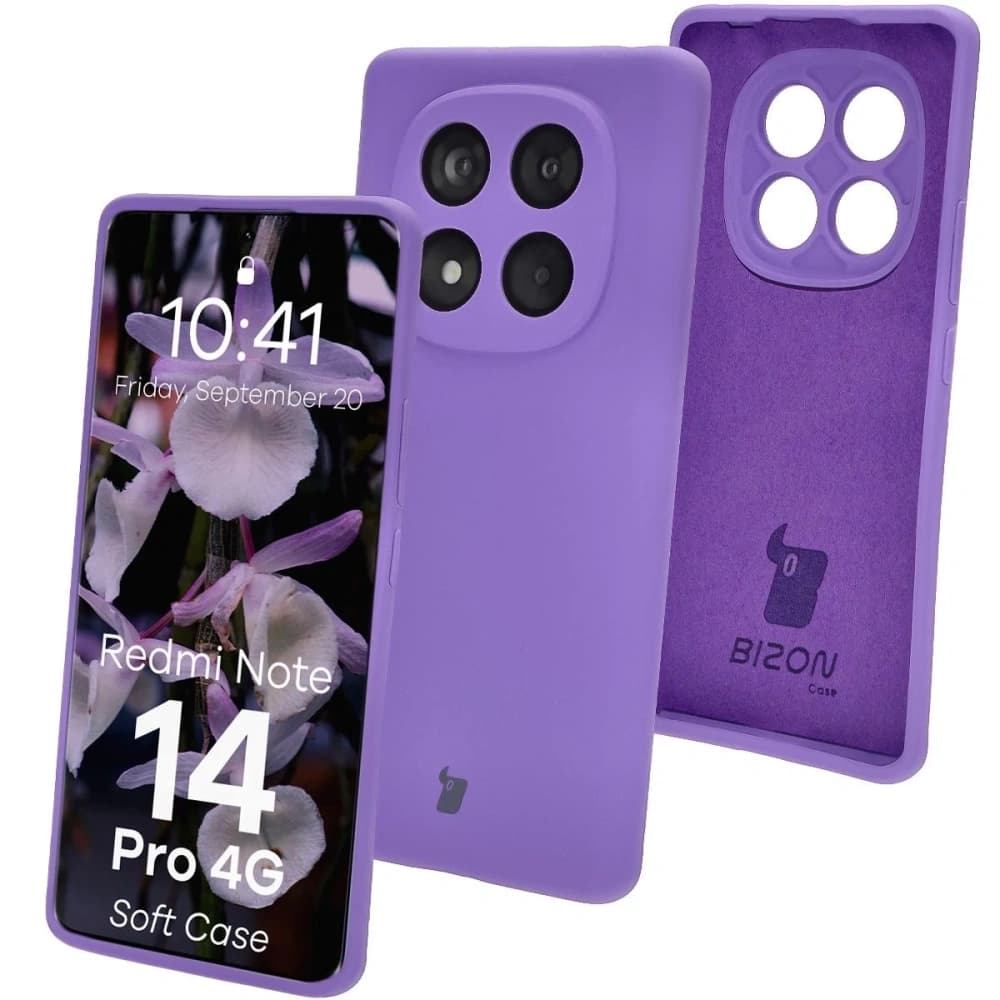 Bizon Soft Case Xiaomi Redmi Note 14 Pro 4G purple - 1