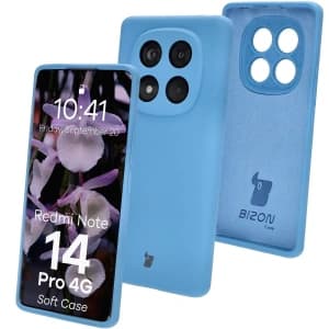 Bizon Soft Case Xiaomi Redmi Note 14 Pro 4G blau