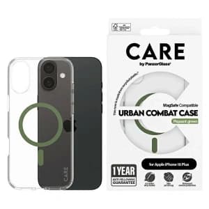 CARE by PanzerGlass Flagship Case MagSafe Apple iPhone 16 Plus green