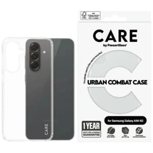 Etui CARE by PanzerGlass Flagship Urban Combat do Samsung Galaxy A56 5G przezroczysty