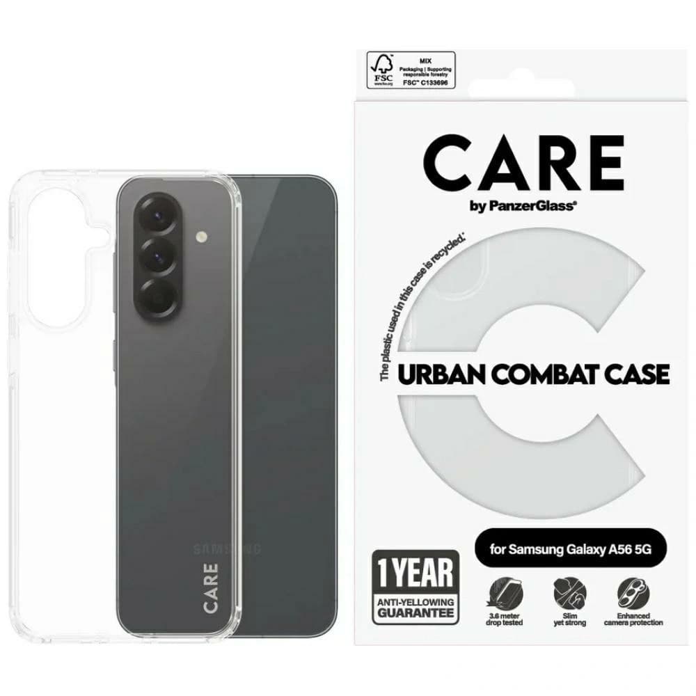 CARE von PanzerGlass Flagship Urban Combat Samsung Galaxy A56 5G klar - 1