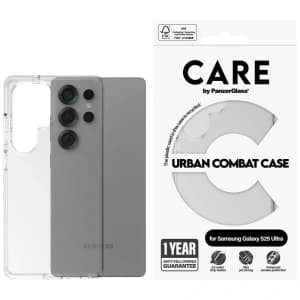 CARE von PanzerGlass Flagship Urban Combat Samsung Galaxy S25 Ultra klar