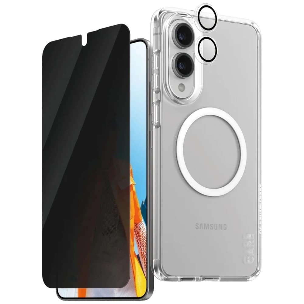 Schutzhülle 3in1 Set + Privacy-Glas für den Bildschirm + Glas für die Kamera CARE von PanzerGlass Flagship für Samsung Galaxy S25 Edge - 2