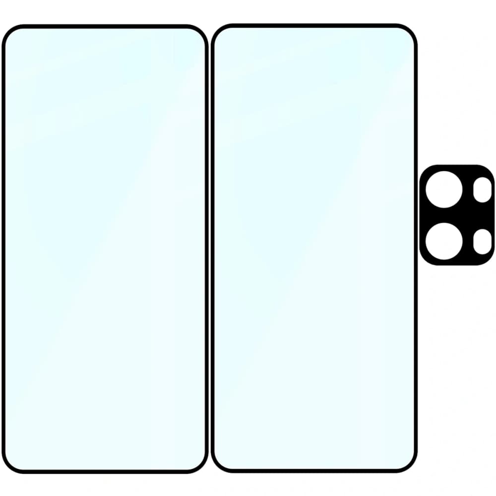 Bizon Edge 2 Pack 2x tempered glass + 1x lens protection Oppo Reno13 Pro - 6