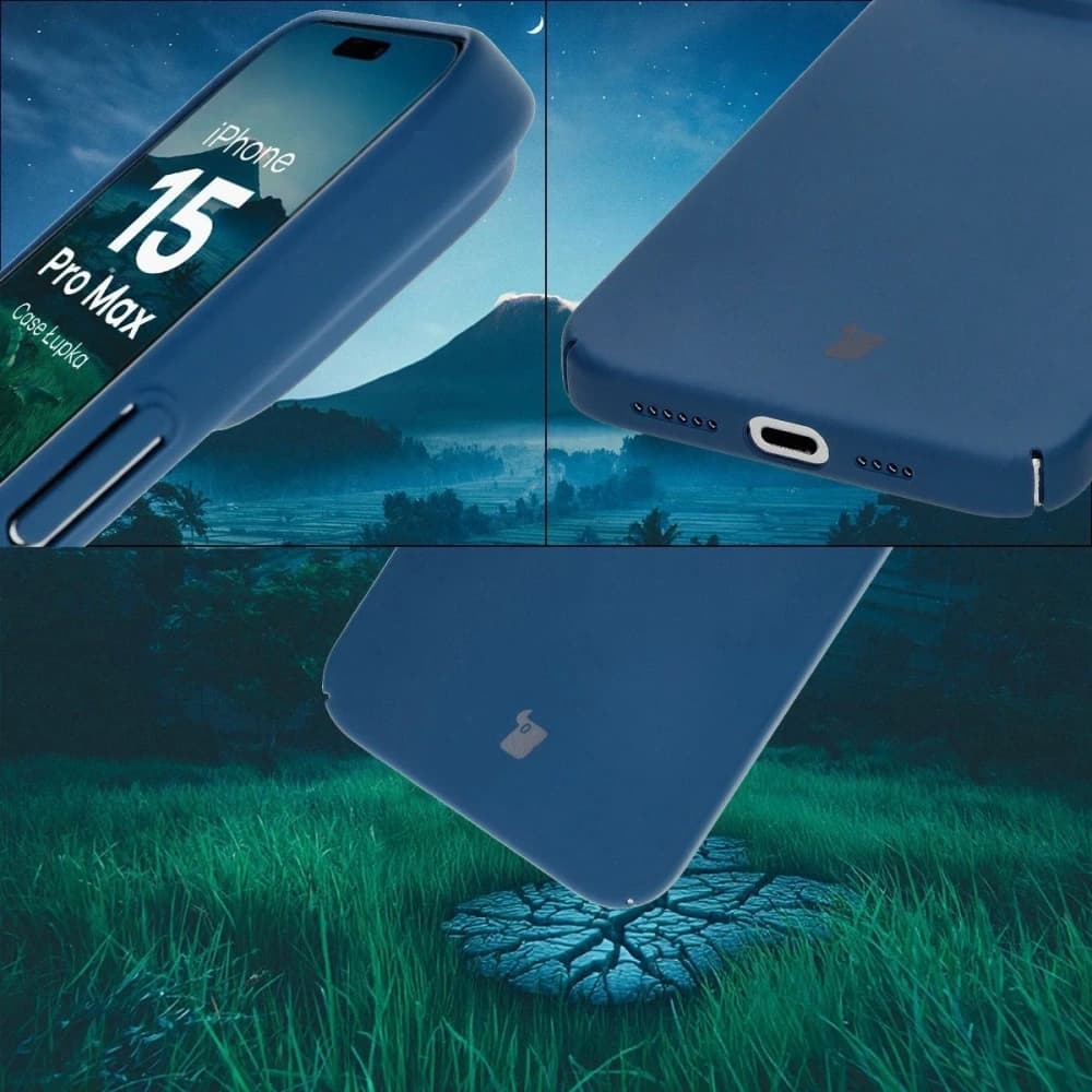 Bizon Case Lupka Apple iPhone 15 Pro Max blau - 5