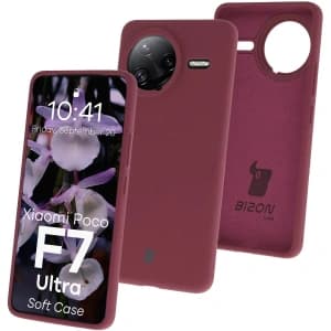 Bizon Soft Case Xiaomi POCO F7 Ultra dunkel lila