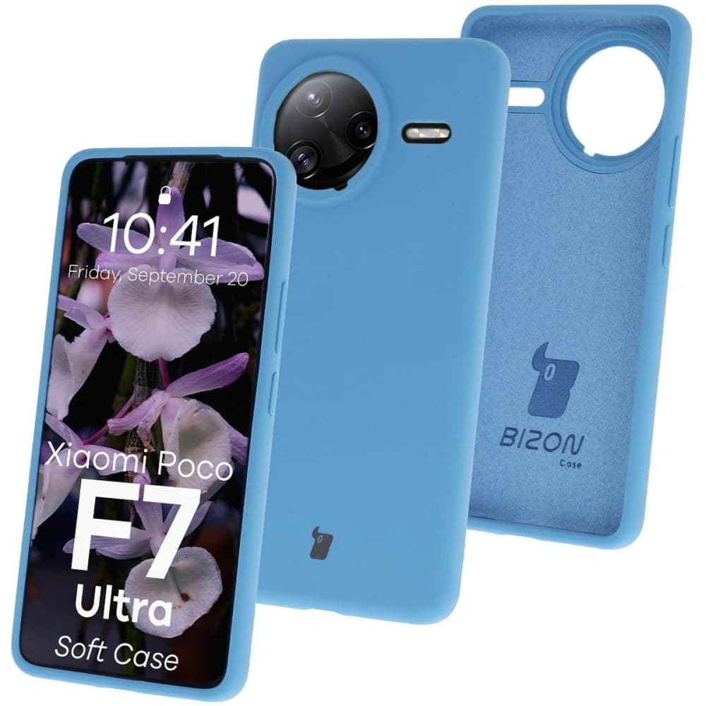 Bizon Soft Case Xiaomi POCO F7 Ultra blau - 1