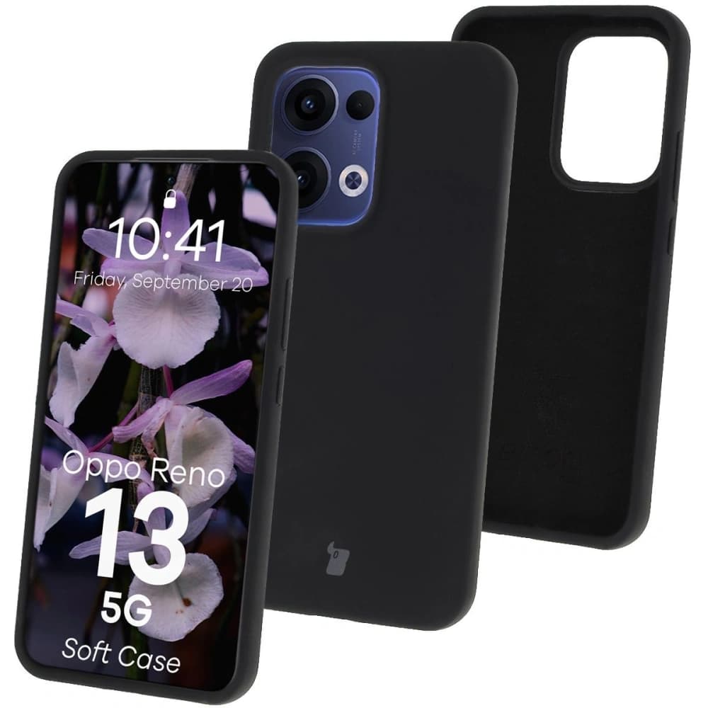 Bizon Soft Case Oppo Reno13 black - 1