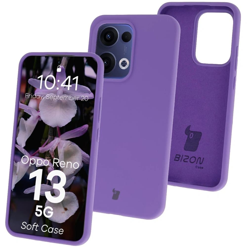 Bizon Soft Case Oppo Reno13 lila - 1