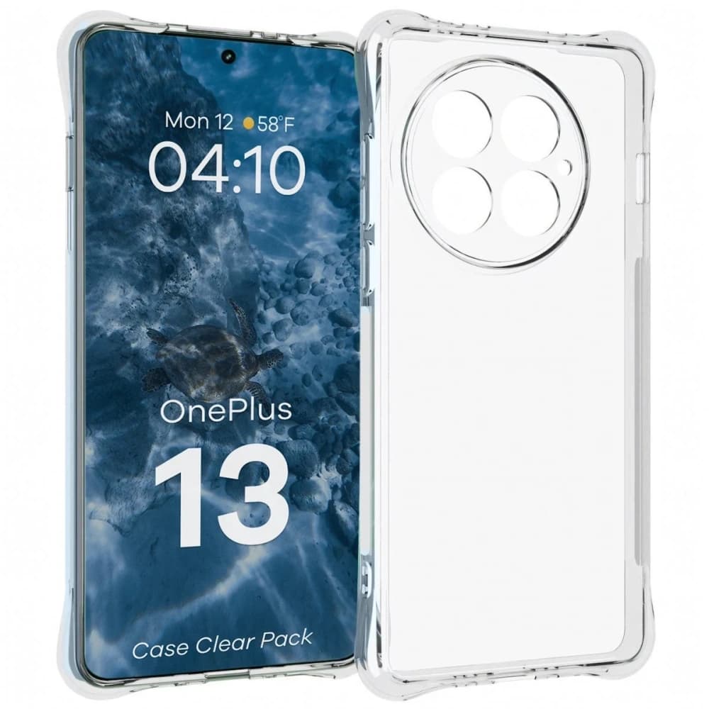 Bizon Case Clear Pack flexible case + 2x screen film OnePlus 13 - 3
