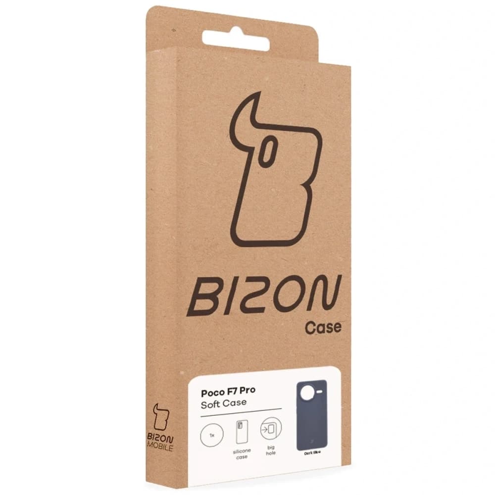 Bizon Soft Case Xiaomi POCO F7 Pro dunkelblau - 7