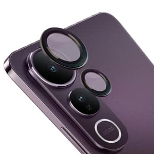 Szkło na aparat Bizon Glass Snap Lens do Vivo V50 Lite 4G / 5G czarna ramka