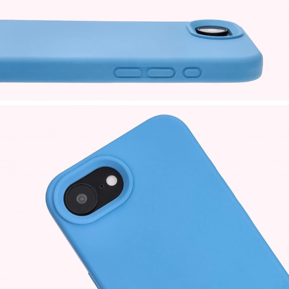 Bizon Soft Case Apple iPhone 17e / 16e blau - 5