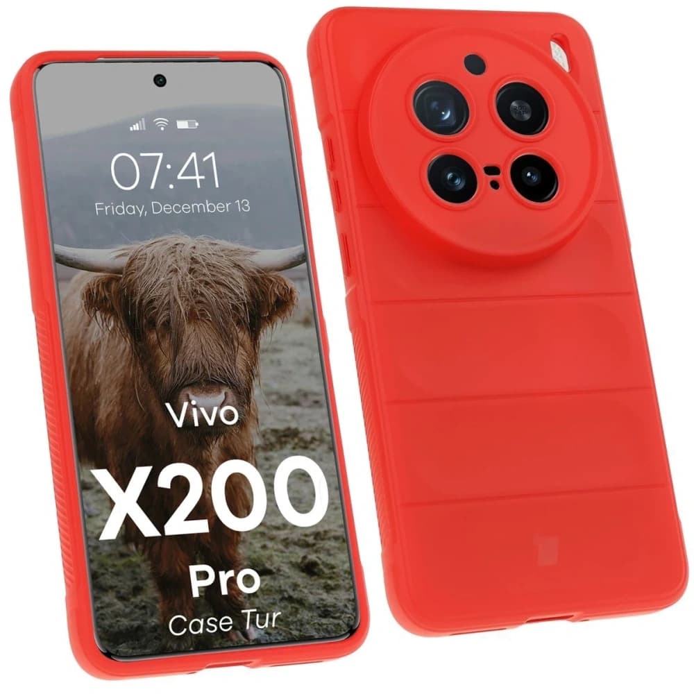 Bizon Case Tur Vivo X200 Pro red - 1